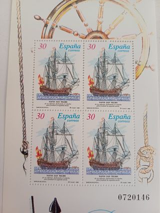 Sellos Barcos de España.