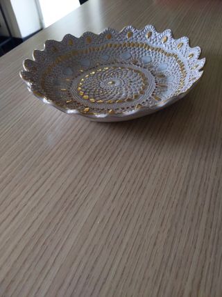 Piatto centrotavola artigianato sardo