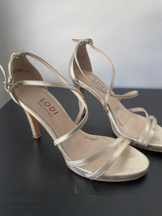 Sandalias doradas LODI talla 37
