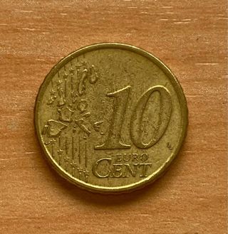 Moneda 10 cent finlandia año 2000 coleccion