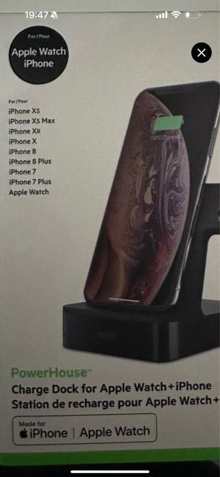 Cargador para iPhone + Apple Watch