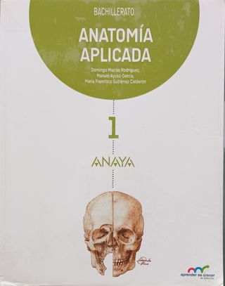 Libro anatomía 1° bachillerato 