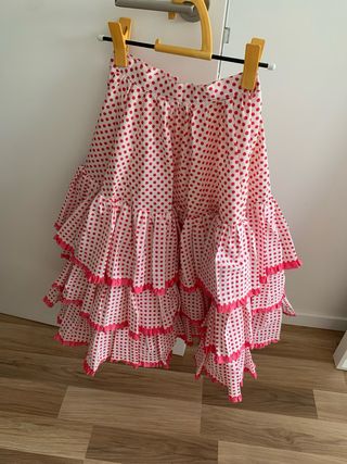 Falda flamenca para niña 