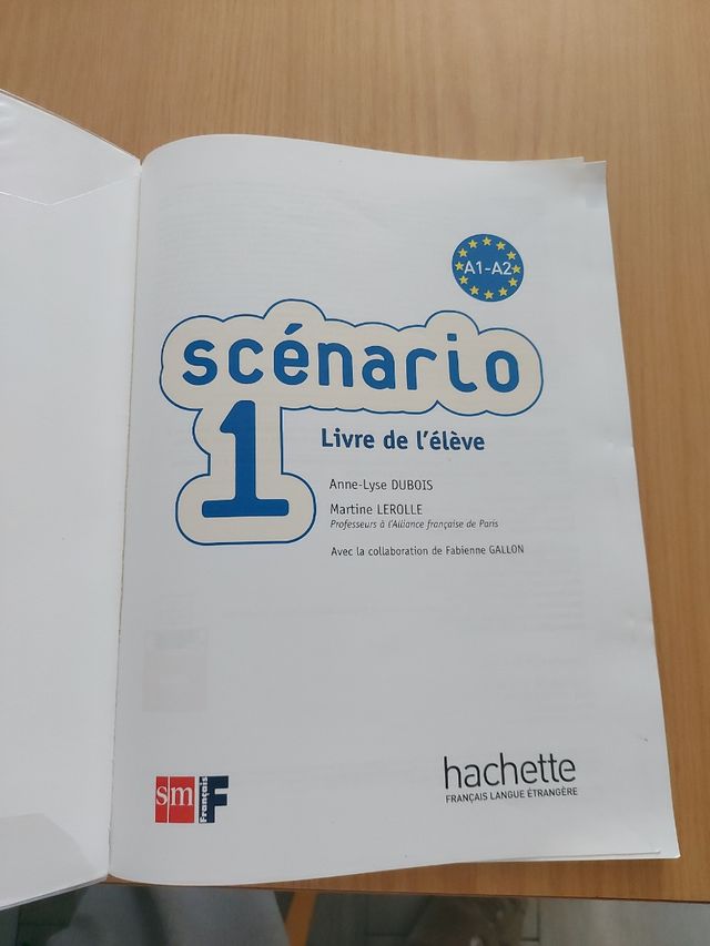 1°Bachillerato Scenario libro francés