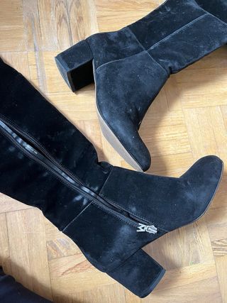 Botas negras altas