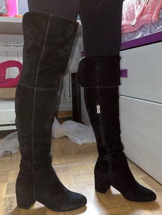 Botas negras altas