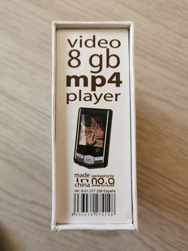 Reproductor MP4 8GB NUEVO