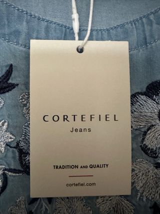 Vestido vaquero , Cortefiel, L, sin estrenar