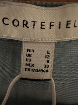 Vestido vaquero , Cortefiel, L, sin estrenar