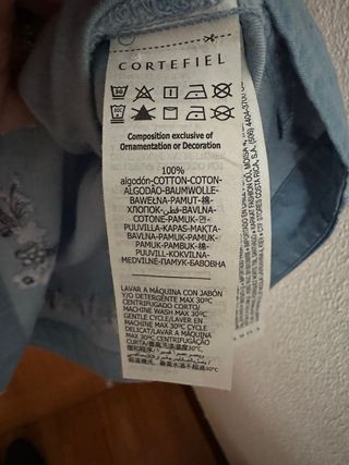 Vestido vaquero , Cortefiel, L, sin estrenar