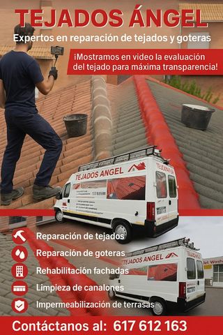 Reparación de tejado y goteras