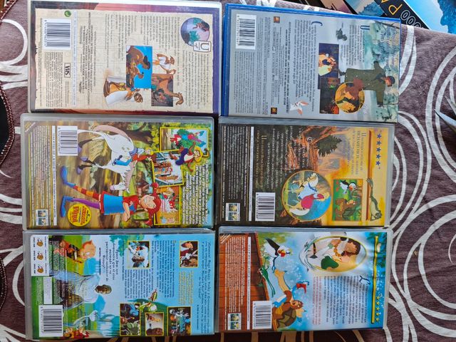 LOTE Vhs Anastasia, princesa cisne...