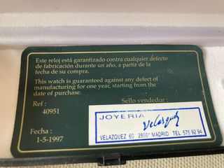 RELOJ CONSEUR + CAJA VICEROY VINTAGE CORREA PIEL