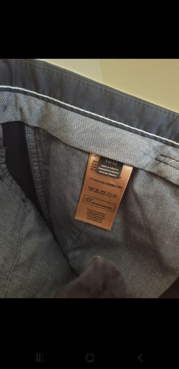 Pantalón Scotch & Soda Azul Top Line 30