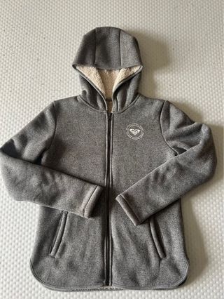 Sudadera con capucha con borreguillo Roxy, talla M