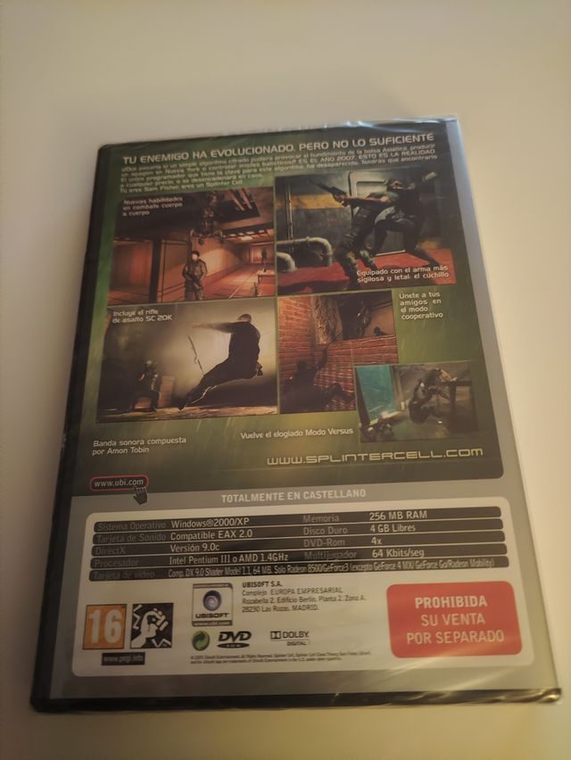 Splinter cell chaos theory precintado