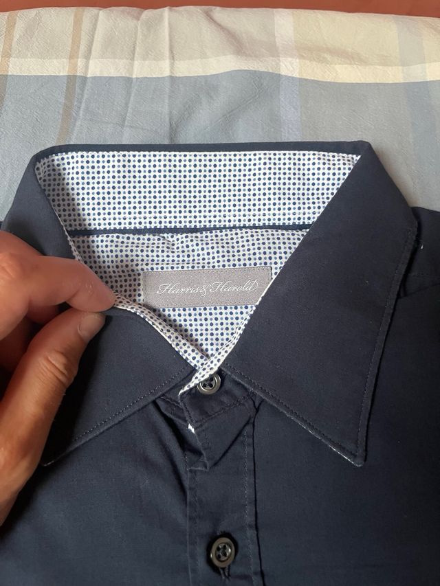 Camicia Blu manica corta