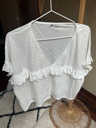 Camiseta blanca Zara