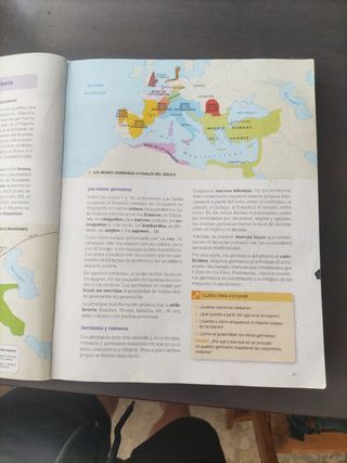 Libro de Geografía e Historia de 2° eso