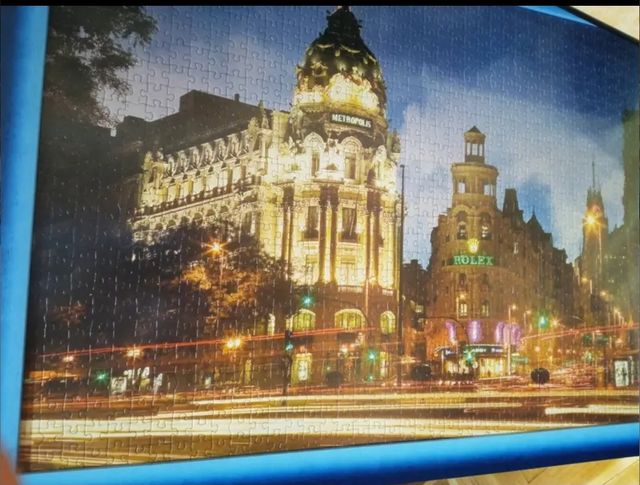 Cuadro puzzle enmarcado MADRID