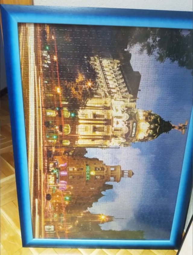 Cuadro puzzle enmarcado MADRID