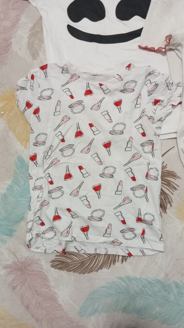 Lote de camisetas blancas