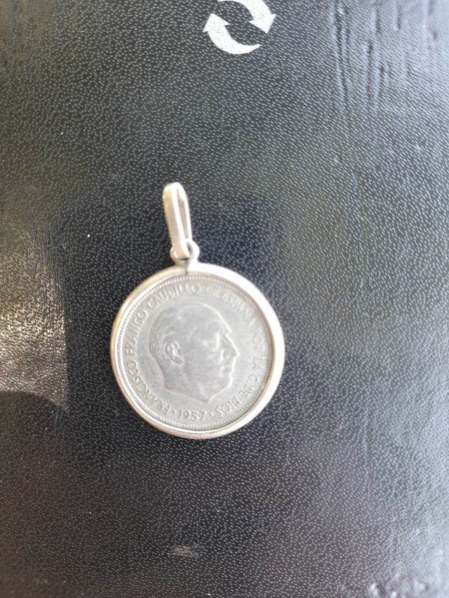 Moneda de plata  Franco 1957