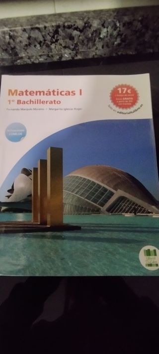 Libro de matemáticas de primero de bachillerato 