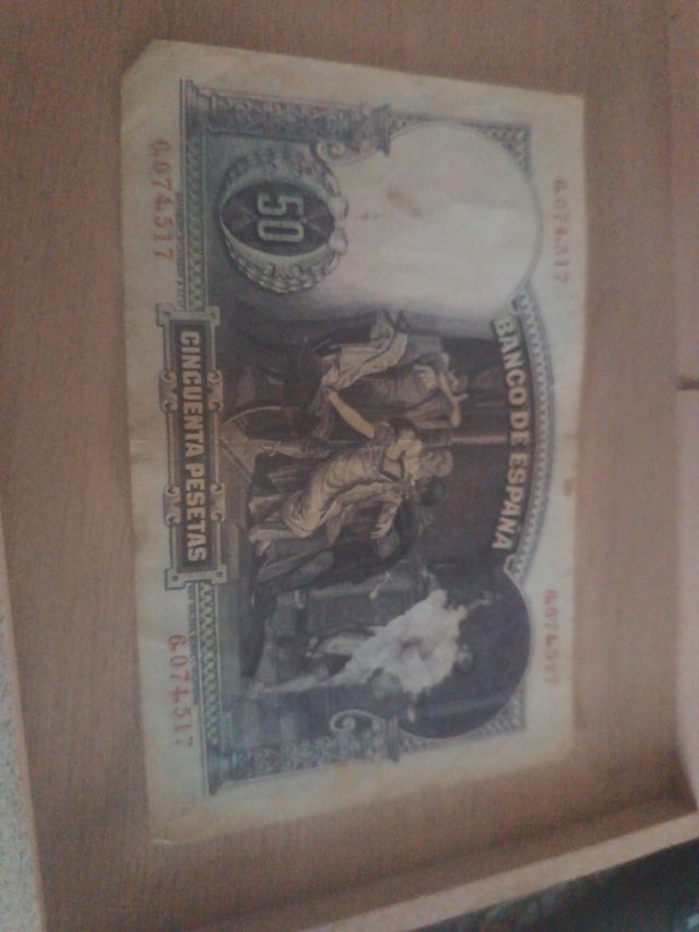 Billete 50 pesetas. España. Diferentes