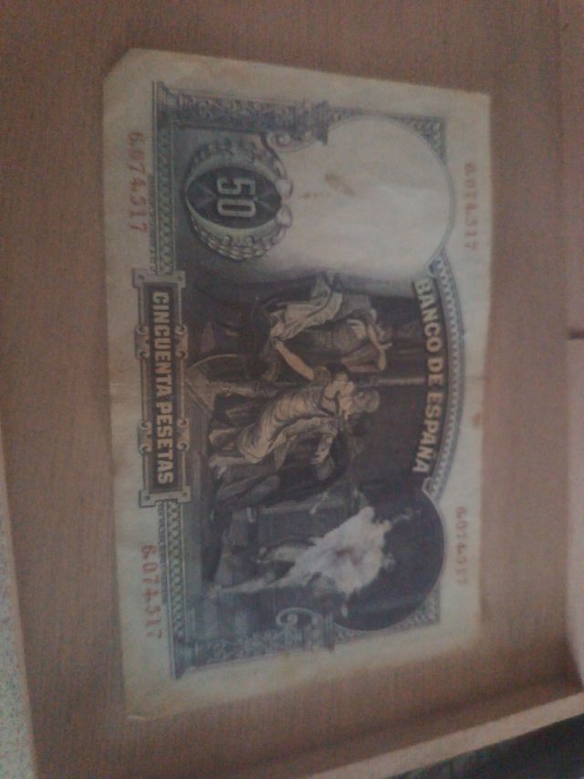 Billete 50 pesetas. España. Diferentes