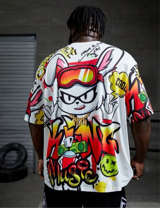 Camiseta M estampada