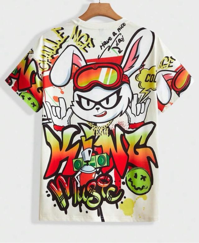 Camiseta M estampada