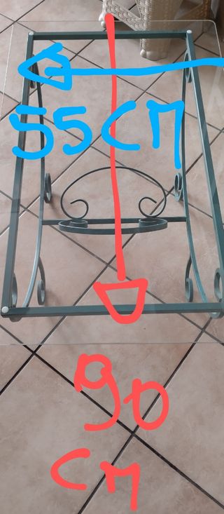 Tavolino ferro battuto 