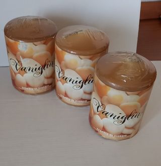 Candele vaniglia 