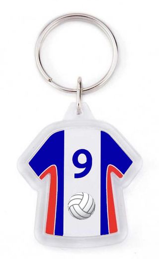 50 Portachiavi maglietta personalizzato F/R