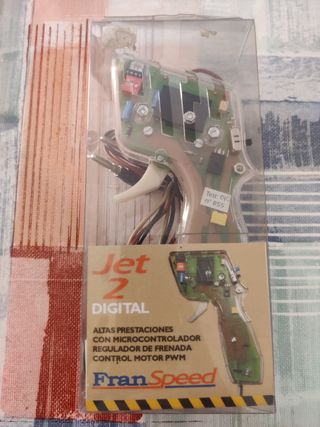 Coche y mando scalextric