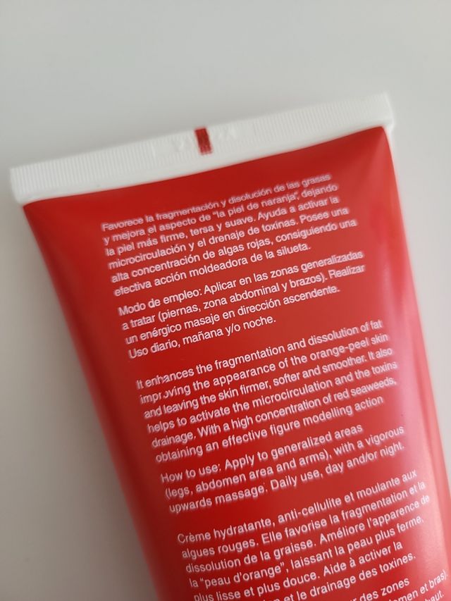 Crema anticelulítica Anubis Algas Rojas