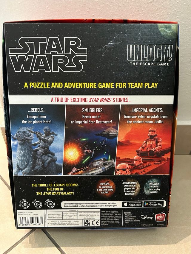 Star wars unlock, escape room