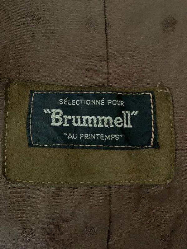 Giacca uomo in pelle scamosciata Brummell