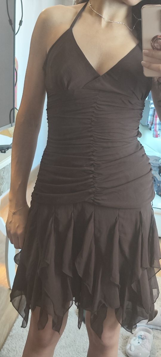 Nuovo abito marrone da donna Formula Young