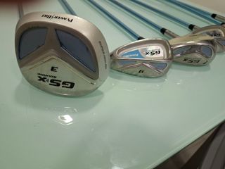 Palos de golf y bolsa mujer
