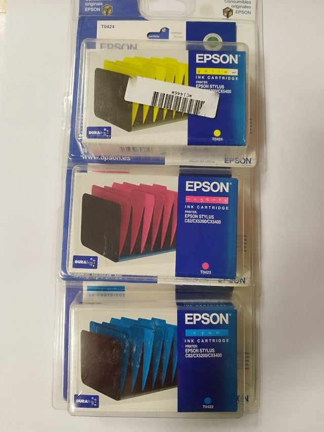 Pack 3 tintas Epson