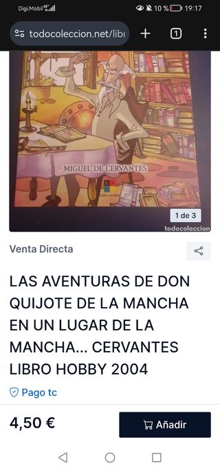 LIBRO - COLECCIÓN: DON QUIJOTE DE LA MANCHA