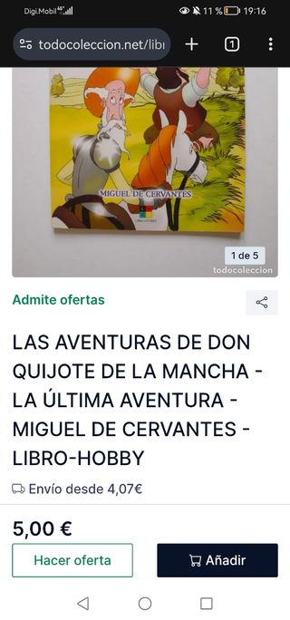 LIBRO - COLECCIÓN: DON QUIJOTE DE LA MANCHA