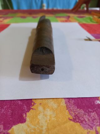 punta trapano tornio  lunghezza 23 cm diametro 37