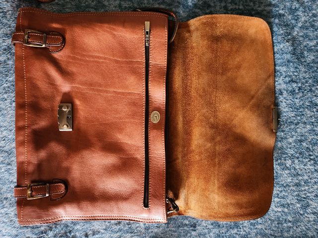 Borsa a tracolla di pelle