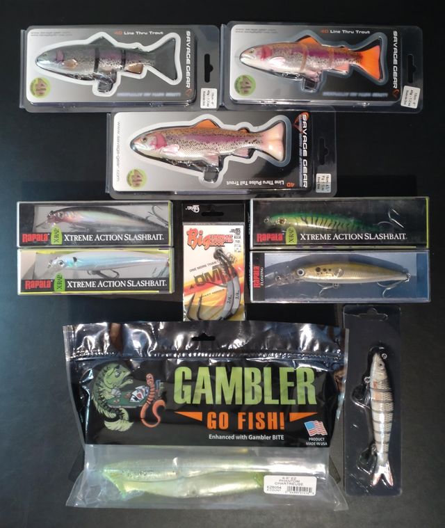 Lote señuelos Lucio, Black Bass, NUEVOS