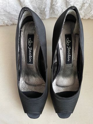 Zapatos de tacon negro mujer fiesta