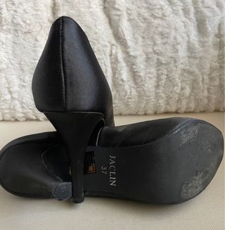 Zapatos de tacon negro mujer fiesta