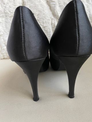 Zapatos de tacon negro mujer fiesta